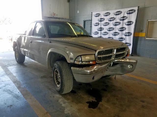 1B7GG22Y4XS249716 - 1999 DODGE DAKOTA GRAY photo 1