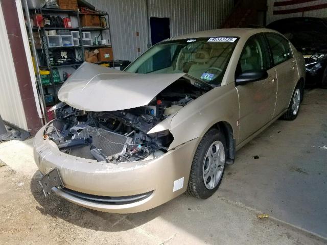 1G8AJ52F04Z207838 - 2004 SATURN ION LEVEL GOLD photo 2