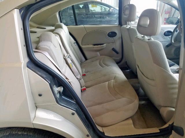 1G8AJ52F04Z207838 - 2004 SATURN ION LEVEL GOLD photo 6