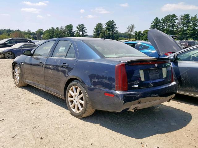 1G6DC67A160121271 - 2006 CADILLAC STS BLUE photo 3