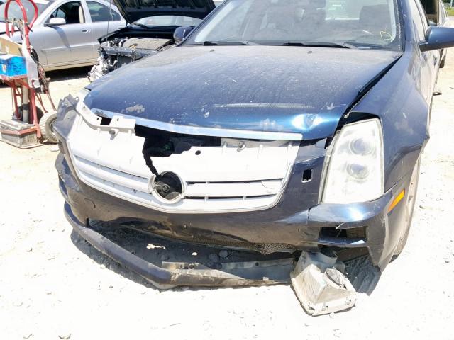 1G6DC67A160121271 - 2006 CADILLAC STS BLUE photo 9