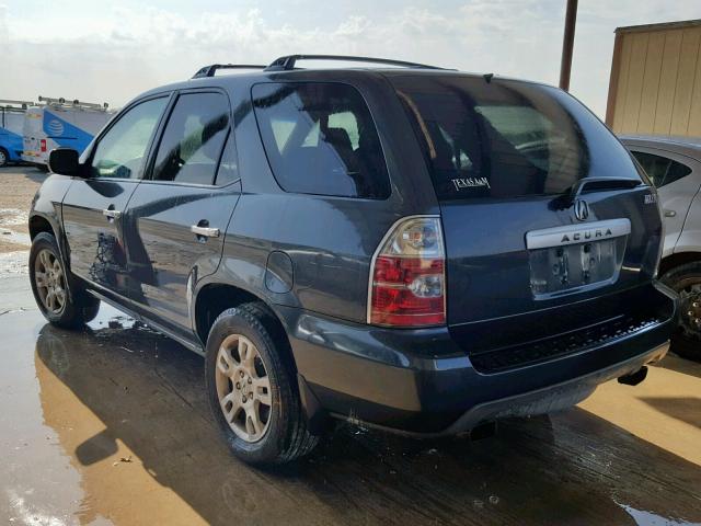 2HNYD18666H513192 - 2006 ACURA MDX TOURIN BLUE photo 3