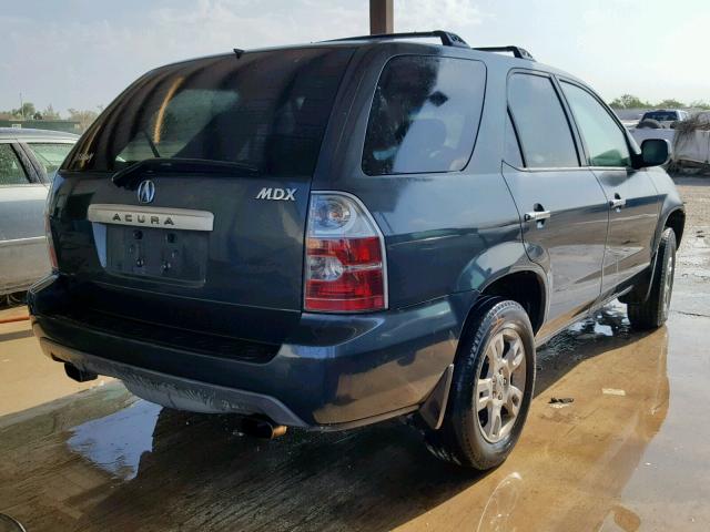 2HNYD18666H513192 - 2006 ACURA MDX TOURIN BLUE photo 4