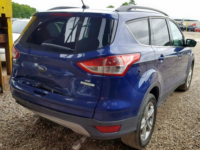 1FMCU0GX4FUA99780 - 2015 FORD ESCAPE SE BLUE photo 4