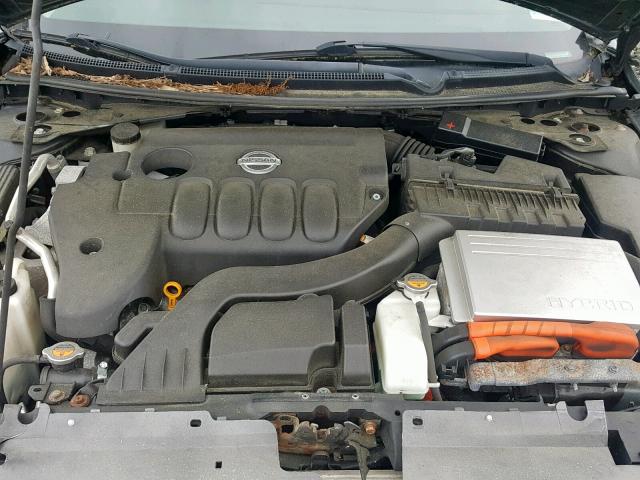 1N4CL2AP9AC115357 - 2010 NISSAN ALTIMA HYB BLACK photo 7