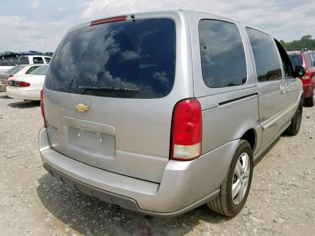 1GNDV23L05D244159 - 2005 CHEVROLET UPLANDER L ვერცხლისფერი ფოტო 4