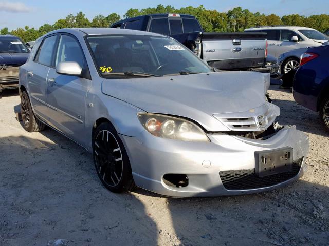 JM1BK143051307960 - 2005 MAZDA 3 HATCHBAC SILVER photo 1