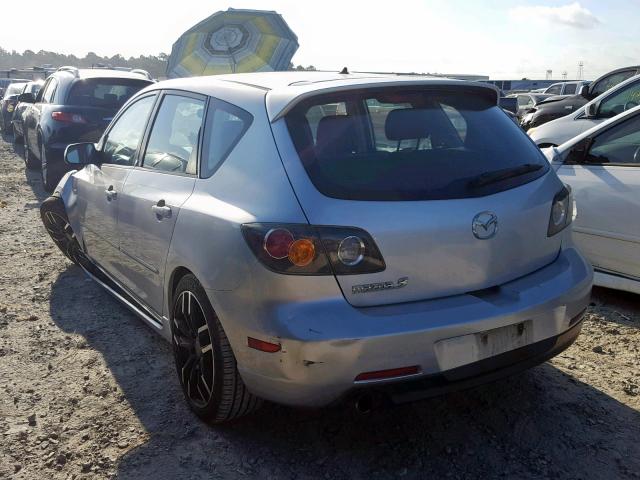 JM1BK143051307960 - 2005 MAZDA 3 HATCHBAC SILVER photo 3