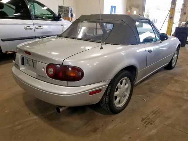 JM1NA3519M0200614 - 1991 MAZDA MX-5 MIATA SILVER photo 4