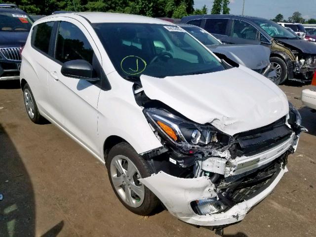 KL8CB6SA1KC731949 - 2019 CHEVROLET SPARK LS WHITE photo 1