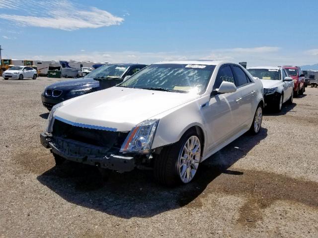 1G6DP5E32D0163559 - 2013 CADILLAC CTS PREMIU WHITE photo 2