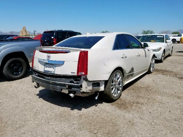 1G6DP5E32D0163559 - 2013 CADILLAC CTS PREMIU WHITE photo 4