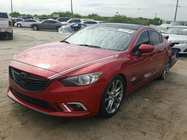 JM1GJ1W65F1169012 - 2015 MAZDA 6 GRAND TO RED photo 2