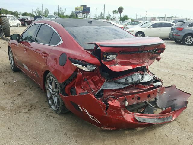 JM1GJ1W65F1169012 - 2015 MAZDA 6 GRAND TO RED photo 3