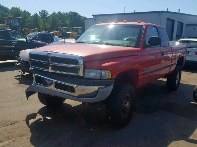 3B7KF22Z4WG110505 - 1998 DODGE RAM 2500 RED photo 2