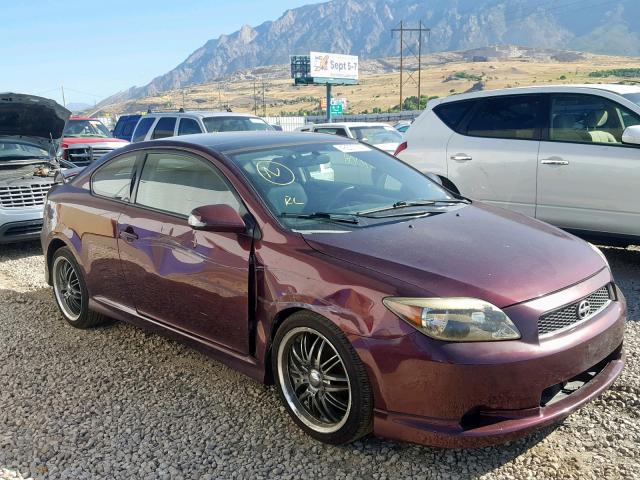 JTKDE177060103559 - 2006 TOYOTA SCION TC მუქწითელი ფოტო 1