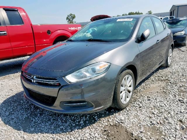 1C3CDFDH8FD181309 - 2015 DODGE DART SE AE GRAY photo 2