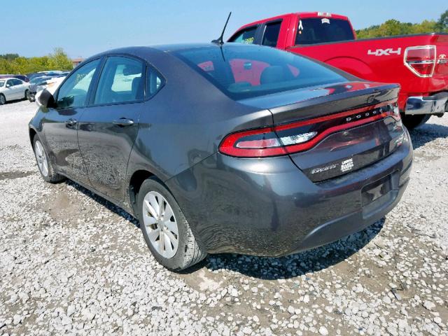 1C3CDFDH8FD181309 - 2015 DODGE DART SE AE GRAY photo 3