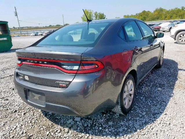 1C3CDFDH8FD181309 - 2015 DODGE DART SE AE GRAY photo 4