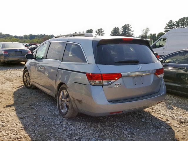 5FNRL5H68GB132343 - 2016 HONDA ODYSSEY EX SILVER photo 3