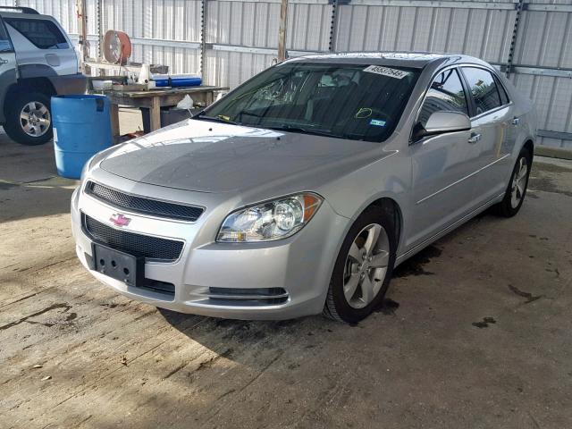1G1ZC5E03CF216780 - 2012 CHEVROLET MALIBU 1LT SILVER photo 2