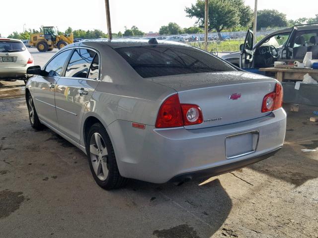 1G1ZC5E03CF216780 - 2012 CHEVROLET MALIBU 1LT SILVER photo 3