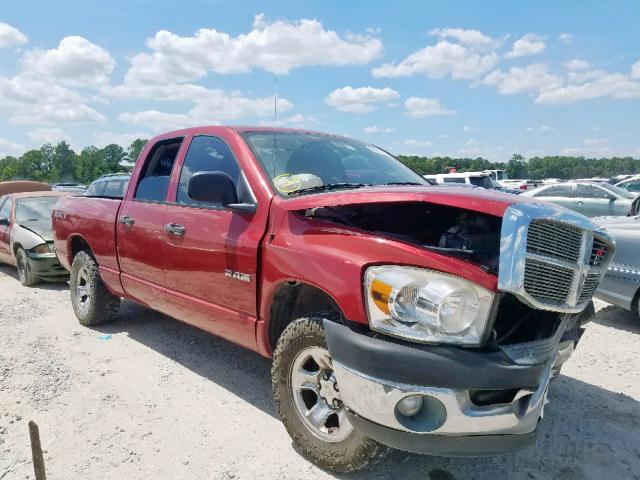 1D7HA18KX8J227896 - 2008 DODGE RAM 1500 S RED photo 1