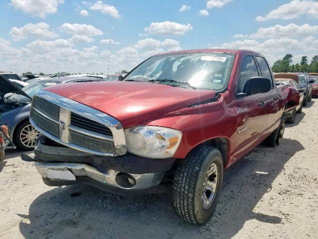 1D7HA18KX8J227896 - 2008 DODGE RAM 1500 S RED photo 2