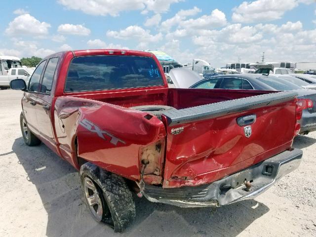 1D7HA18KX8J227896 - 2008 DODGE RAM 1500 S RED photo 3