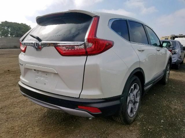 2HKRW1H81JH521920 - 2018 HONDA CR-V EXL WHITE photo 4