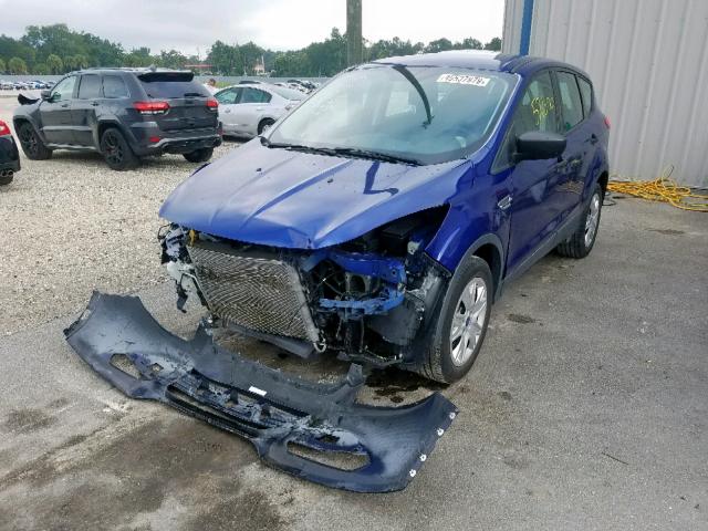 1FMCU0F76FUC20942 - 2015 FORD ESCAPE S BLUE photo 2