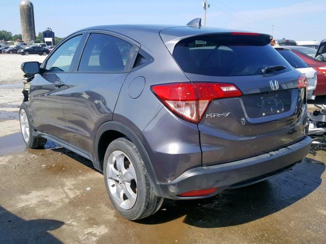 3CZRU5H5XGM727916 - 2016 HONDA HR-V EX CHARCOAL photo 3