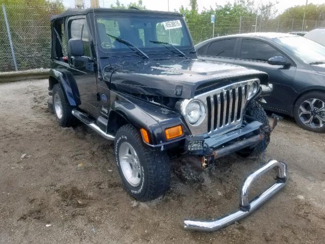 1J4FA39S75P366754 - 2005 JEEP WRANGLER X BLACK photo 1