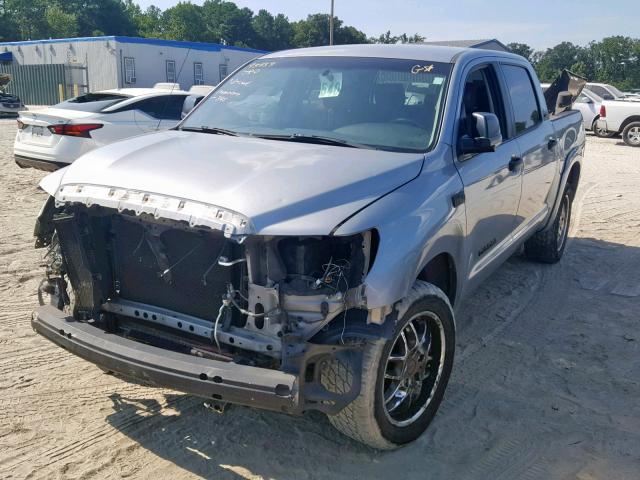 5TBEV54147S469647 - 2007 TOYOTA TUNDRA CRE SILVER photo 2