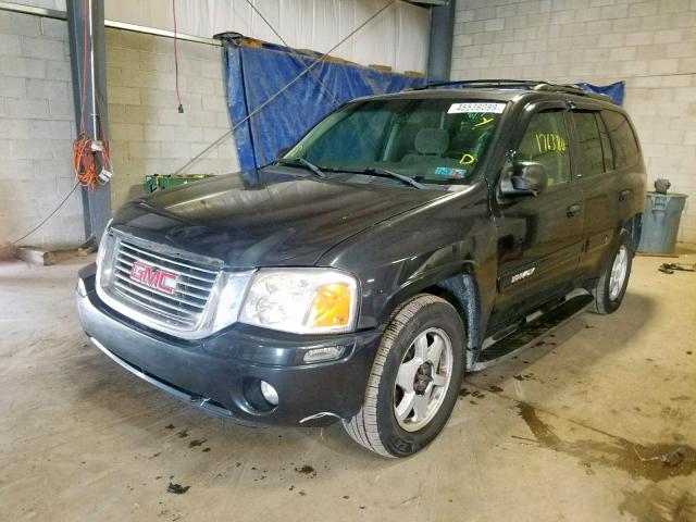 1GKDT13S332333267 - 2003 GMC ENVOY CHARCOAL photo 2