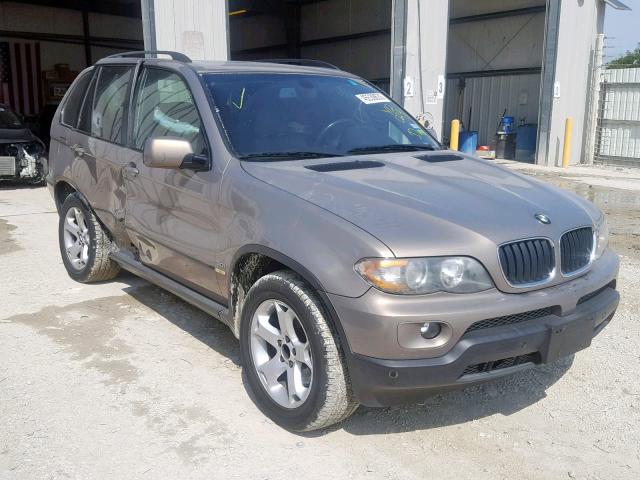 5UXFA13555LY12029 - 2005 BMW X5 3.0I BROWN photo 1