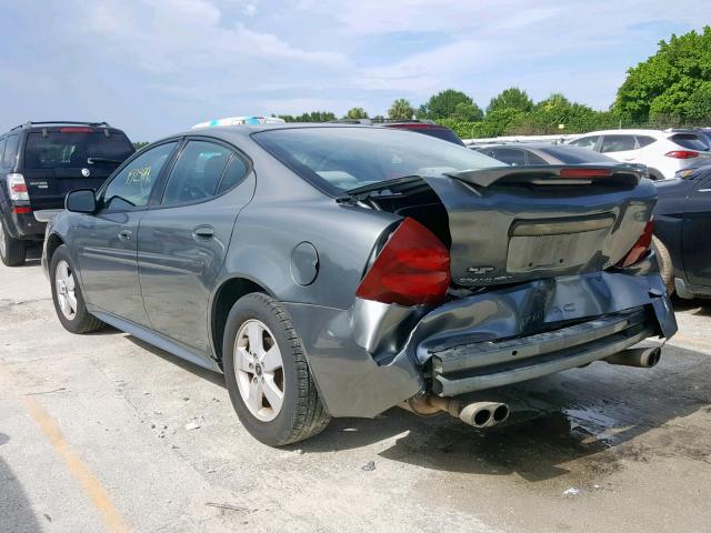 2G2WS522551172475 - 2005 PONTIAC GRAND PRIX GRAY photo 3