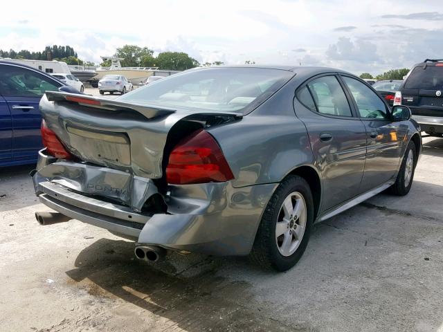 2G2WS522551172475 - 2005 PONTIAC GRAND PRIX GRAY photo 4