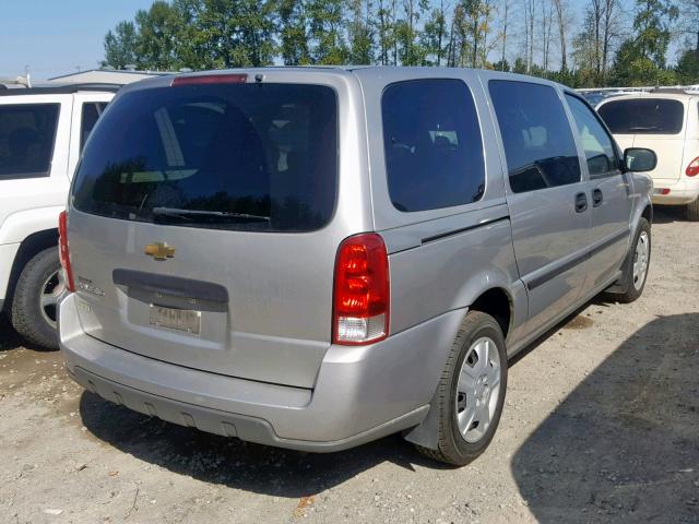 1GNDV23WX7D170052 - 2007 CHEVROLET UPLANDER L GRAY photo 4