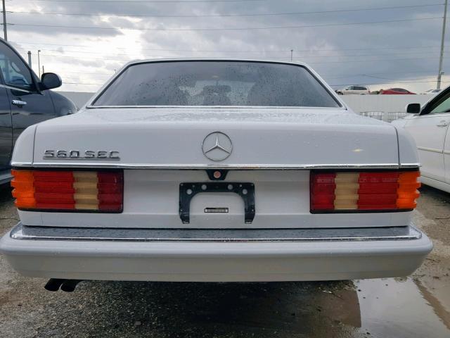 WDBCA45EXLA543617 - 1990 MERCEDES-BENZ 560 SEC WHITE photo 9