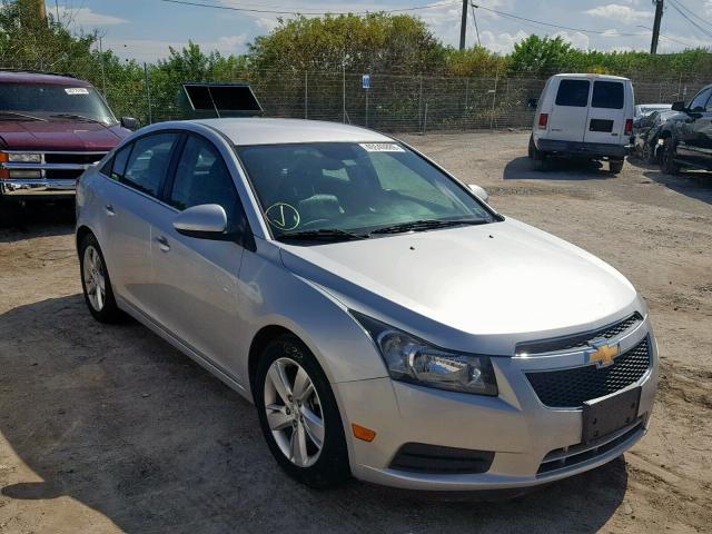 1G1P75SZ1E7143291 - 2014 CHEVROLET CRUZE SILVER photo 1