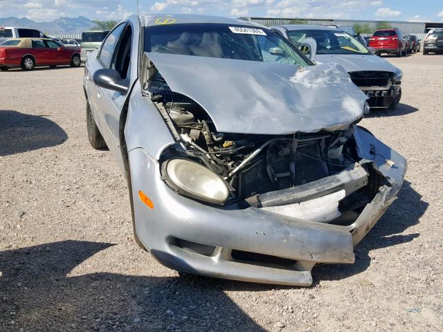 1B3ES46C61D300369 - 2001 DODGE NEON SE SILVER photo 1