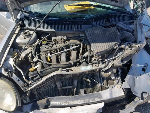 1B3ES46C61D300369 - 2001 DODGE NEON SE SILVER photo 7