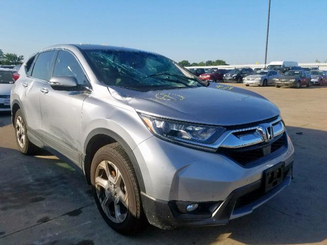 7FARW2H85JE065395 - 2018 HONDA CR-V EXL SILVER photo 1