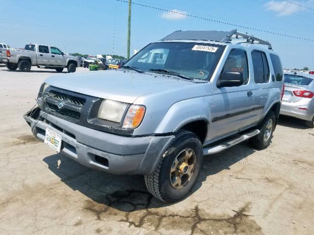 5N1ED28Y4YC562716 - 2000 NISSAN XTERRA XE SILVER photo 2