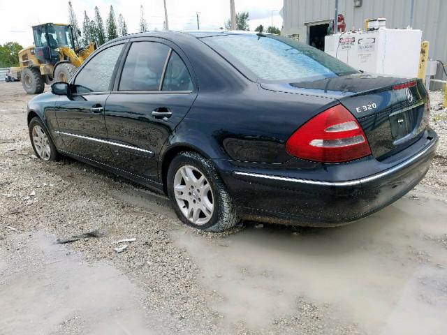 WDBUF65J53A171893 - 2003 MERCEDES-BENZ E 320 BLACK photo 3