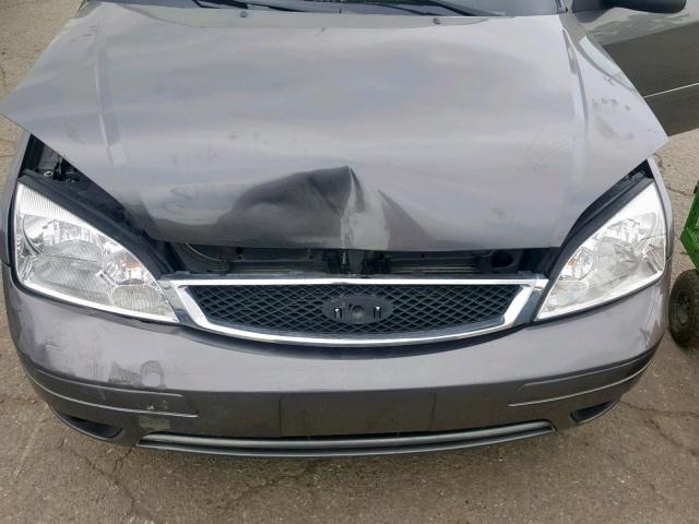 1FAHP37N97W340794 - 2007 FORD FOCUS ZX5 GRAY photo 7