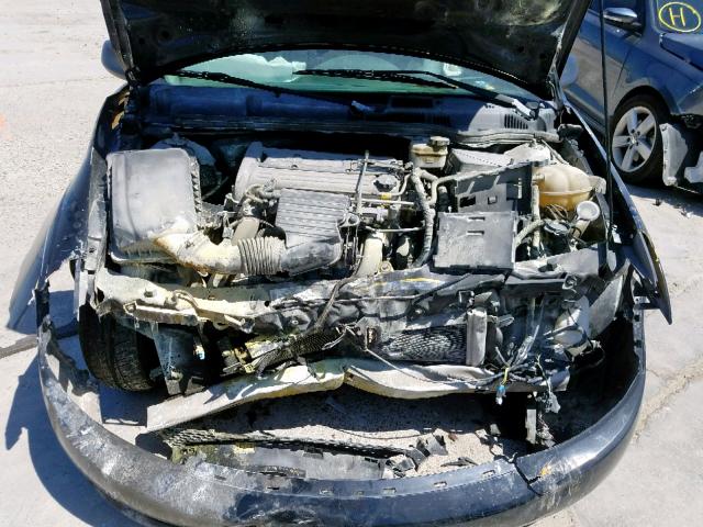 1G8AF54F44Z192162 - 2004 SATURN ION LEVEL BLACK photo 7