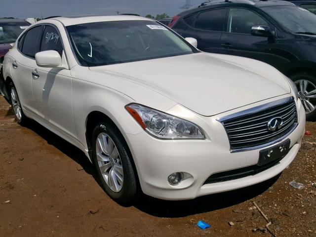 JN1BY1AR9BM374819 - 2011 INFINITI M37 X WHITE photo 1