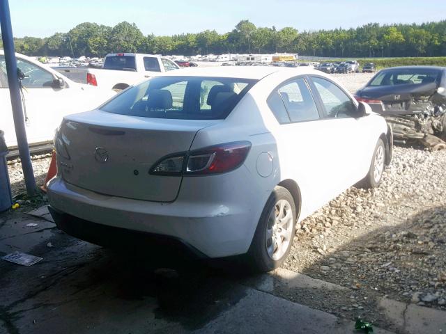 JM1BL1UF5B1444458 - 2011 MAZDA 3 I WHITE photo 4